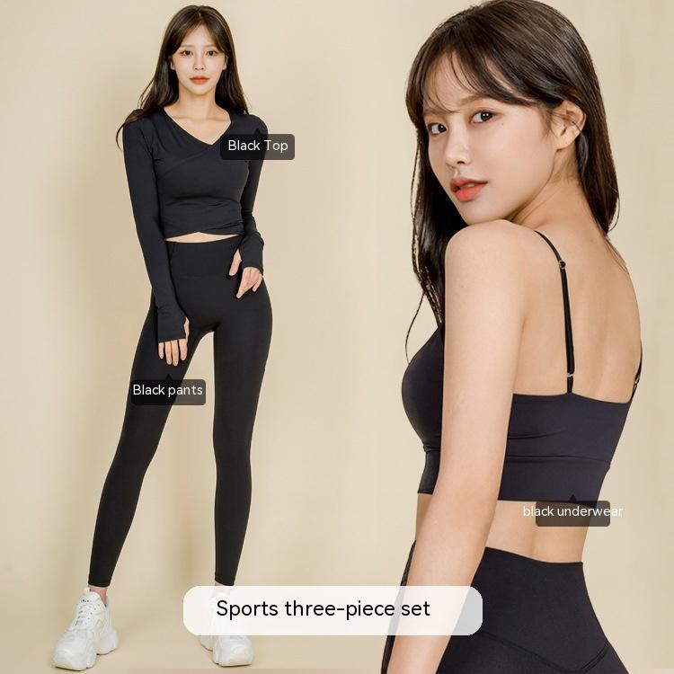 Dance Workout Clothes Three-piece Set