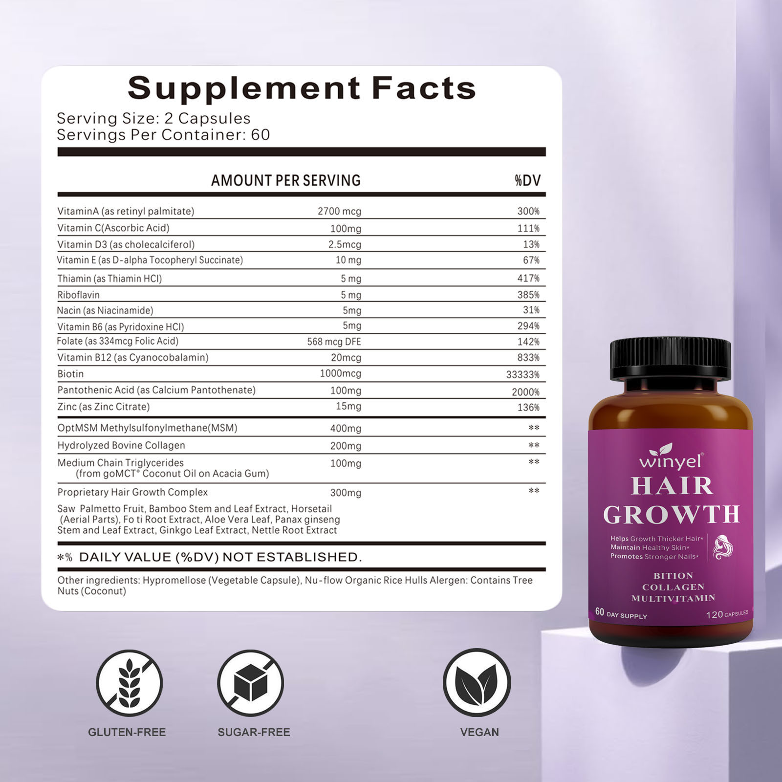 Hair Growth Vitamins