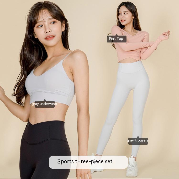 Dance Workout Clothes Three-piece Set